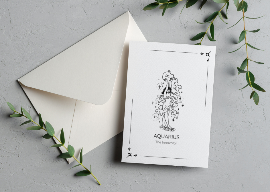 Zodiac Greeting Cards (Variety Set of 12 Signs) - PREORDERS
