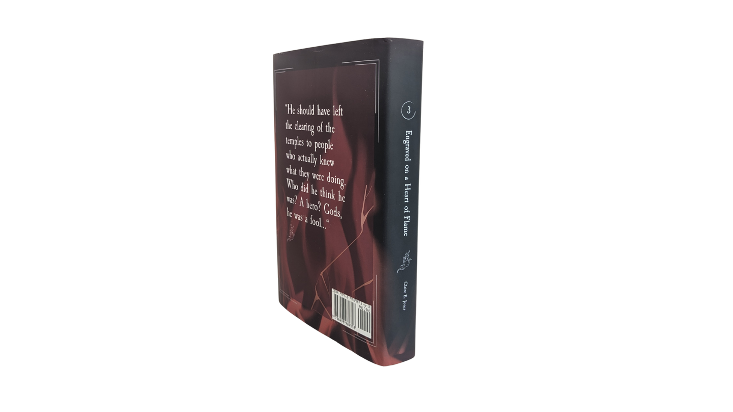 Engraved on a Heart of Flame Special Edition Dust Jacket Hardback (Personalized & Signed Preorders)