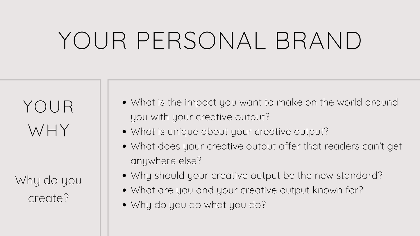 How to Market as a Creative Workshop (Deposit)