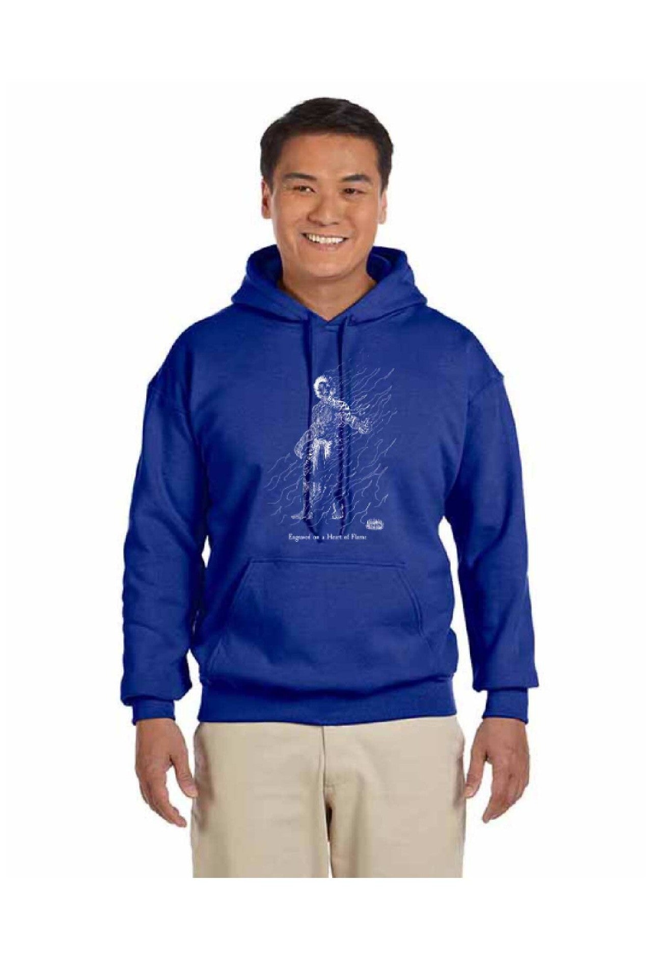 Engraved on a Heart of Flame Hoodies