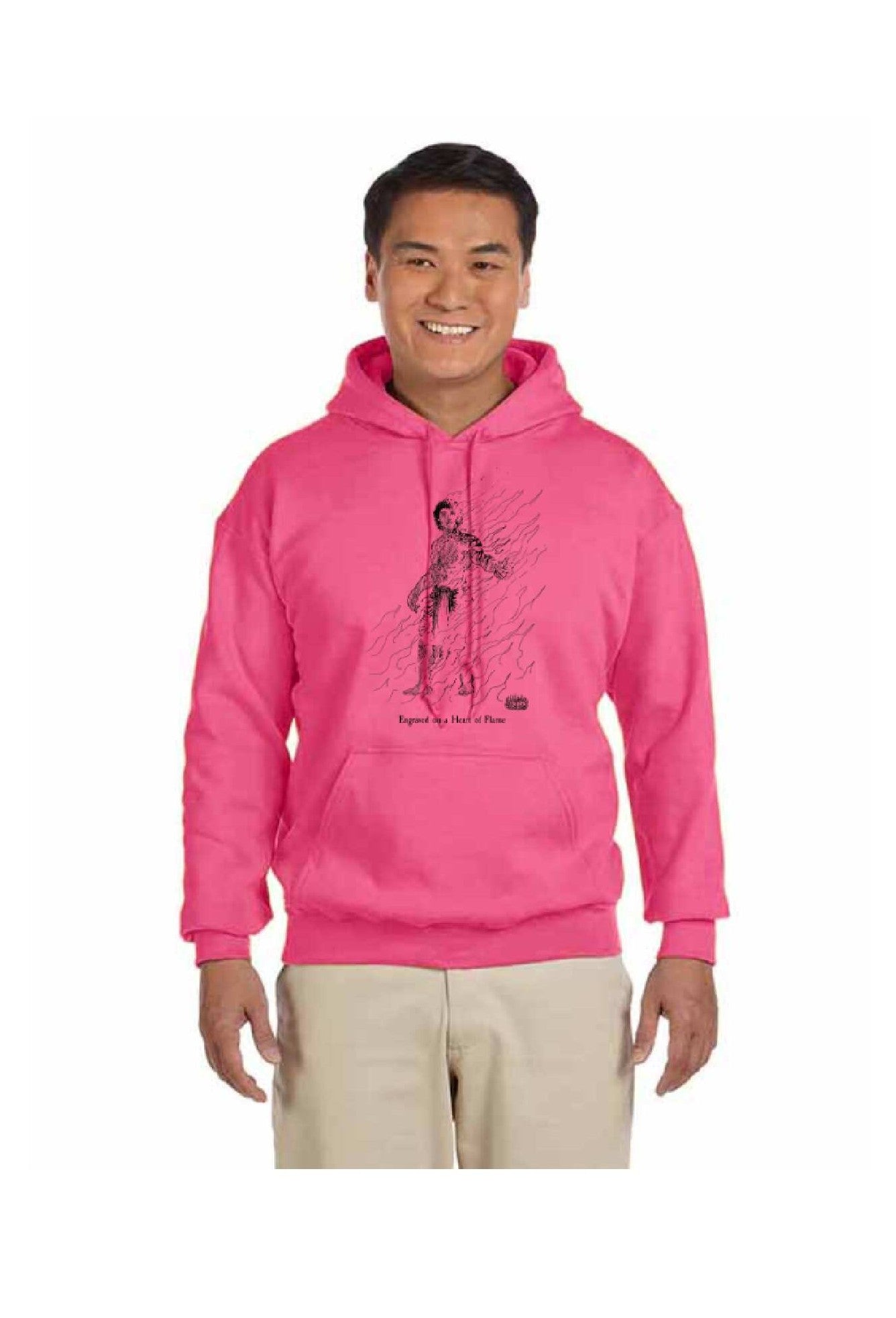 Engraved on a Heart of Flame Hoodies