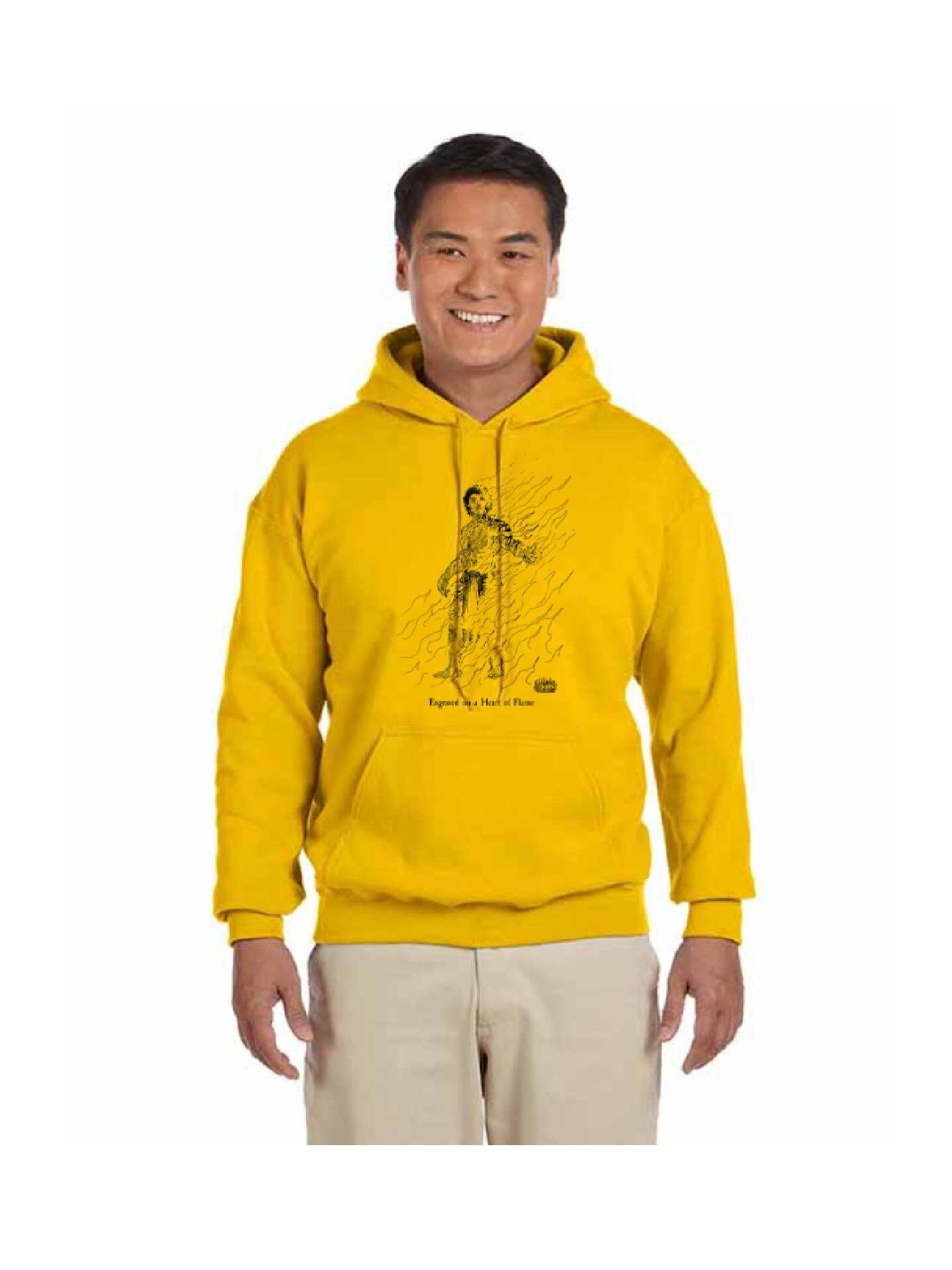 Engraved on a Heart of Flame Hoodies
