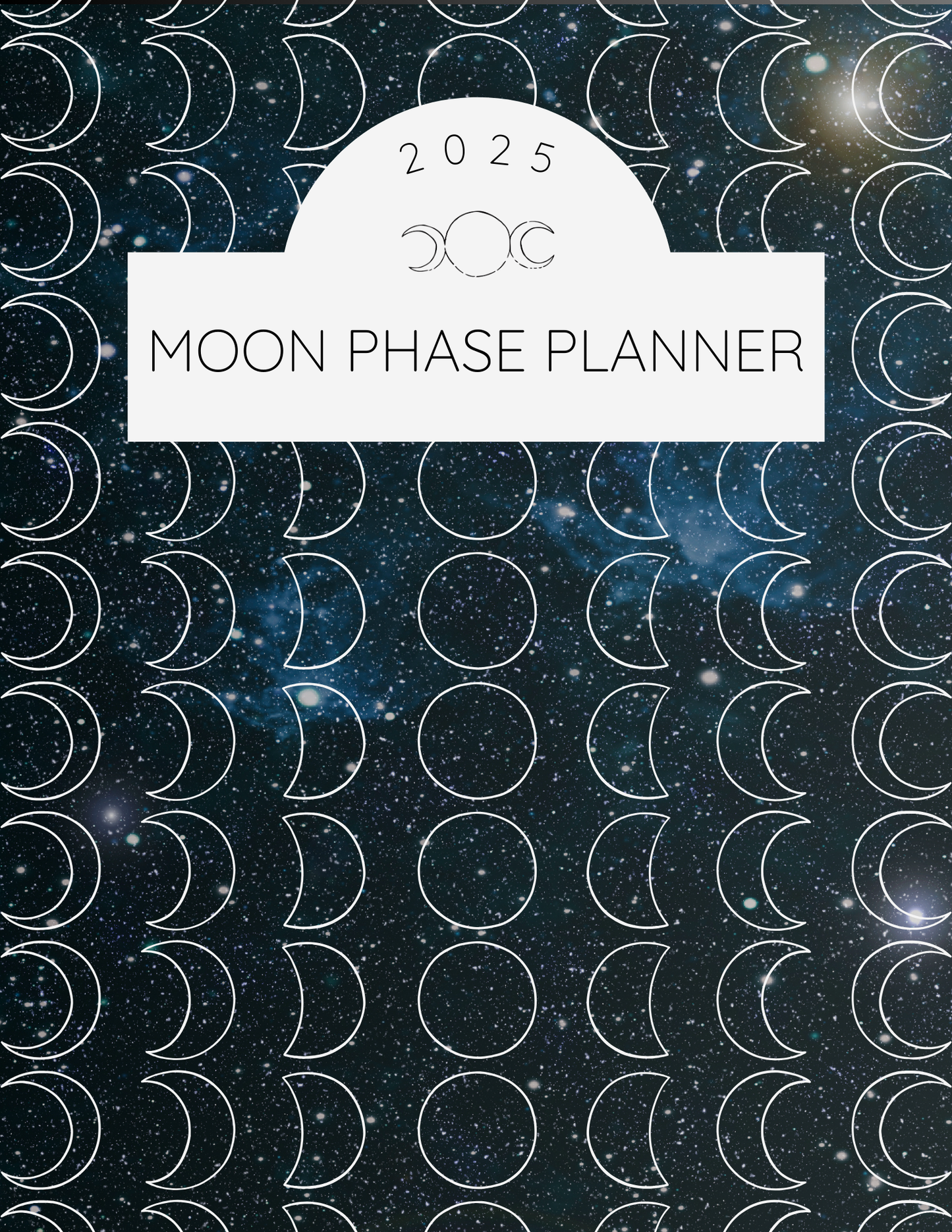 2025 Moon Phase Planner (Physical Version)