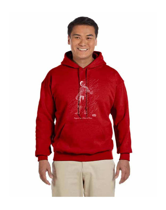 Engraved on a Heart of Flame Hoodies