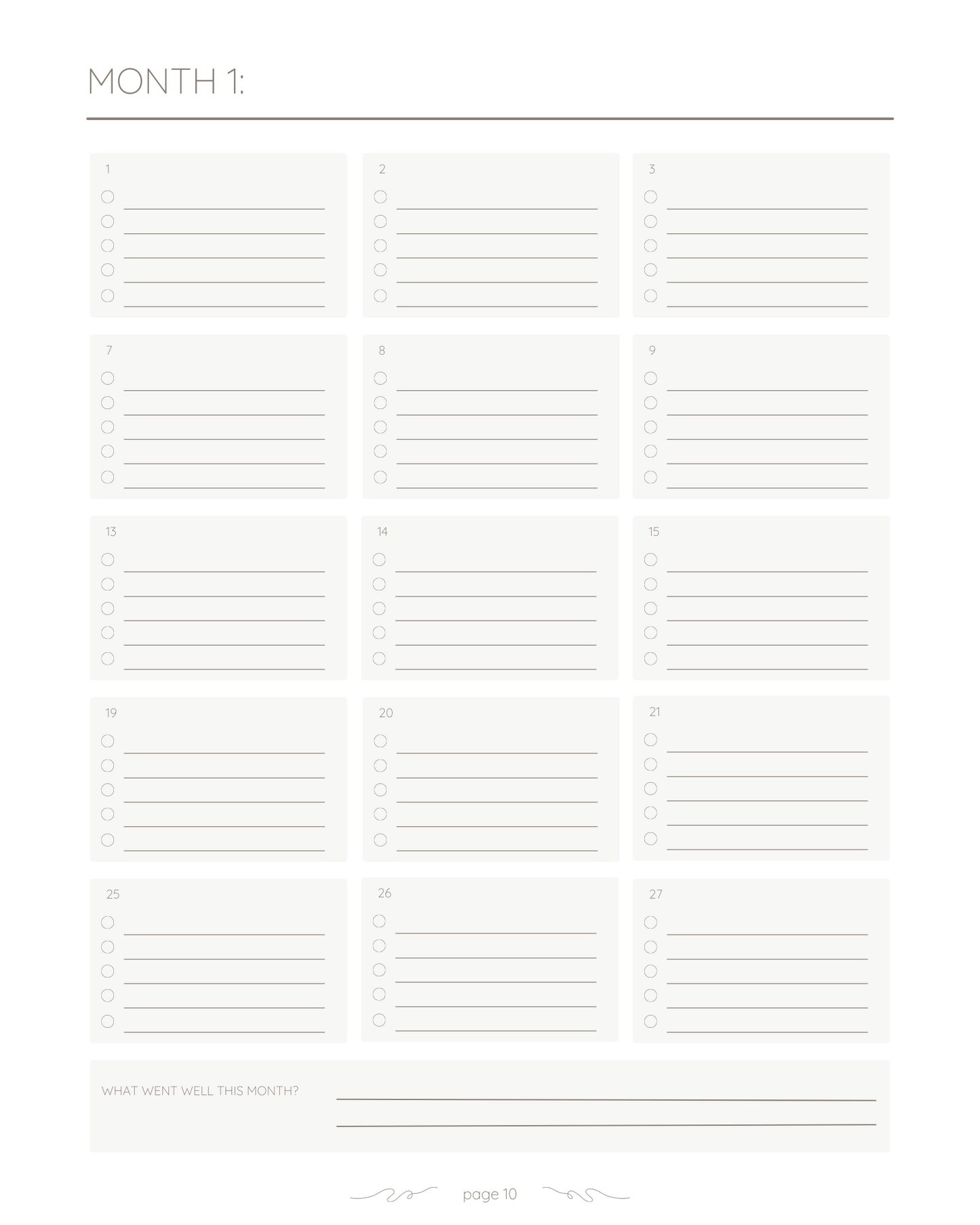 Self-Published Author 52-Week Planner (Physical Version)