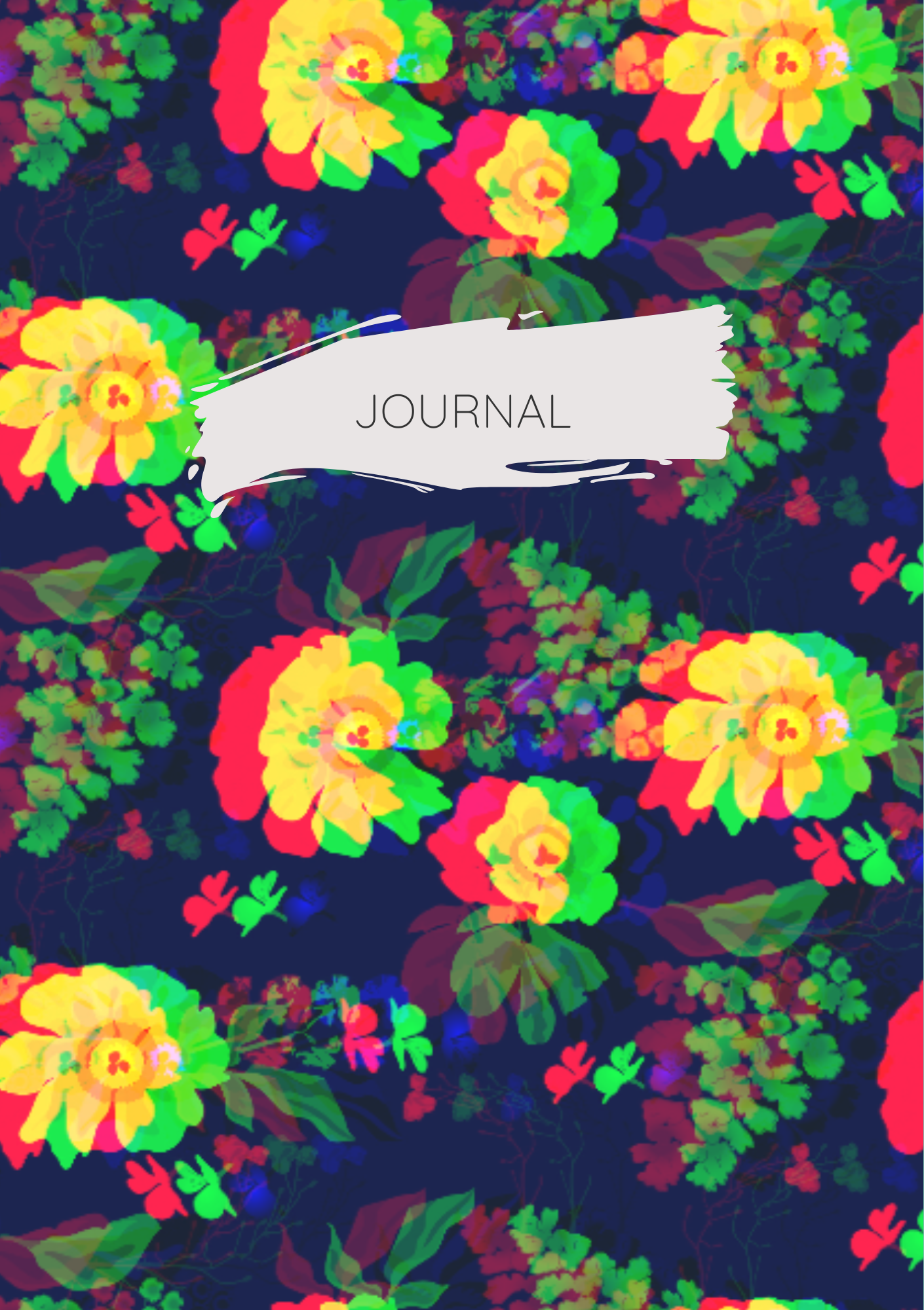 Blue & Yellow Floral Journal (Preorders)